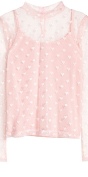 SOLD ON IG Sheer Heart Long Sleeve - Picture 3 of 5